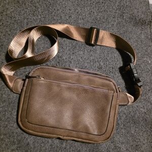 Brown Crossbody Belt Bag